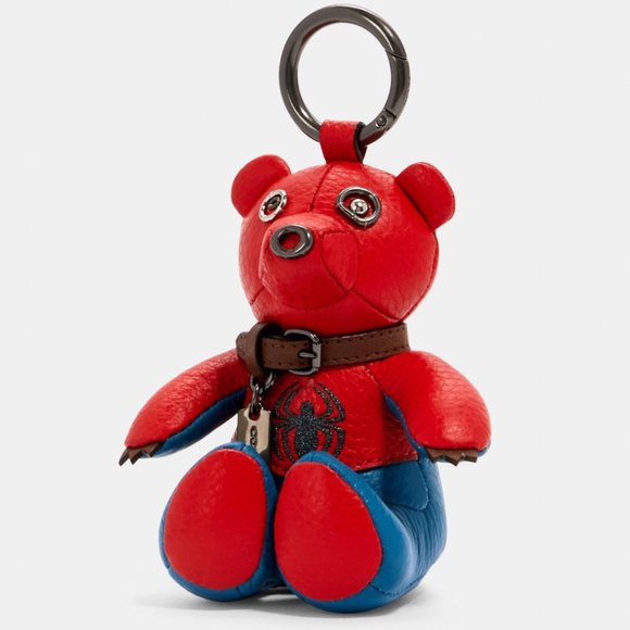 Coach X  Spider-Man Collectible Bear Bag Charm - Picture 1 of 5
